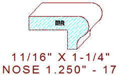 Nosing 1-1/4" - 17