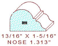 Nosing 1-5/16" Nosing 1-5/16"