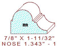 Nosing 1-11/32" - 1 Nosing 1-11/32" - 1