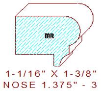 Nosing 1-3/8" - 3