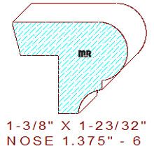 Nosing 1-3/8" - 6 Nosing 1-3/8" - 6