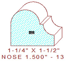 Nosing 1-1/2" - 13 Nosing 1-1/2" - 13