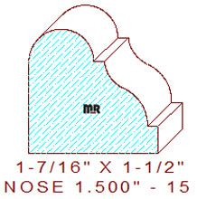 Nosing 1-1/2" - 15 Nosing 1-1/2" - 15