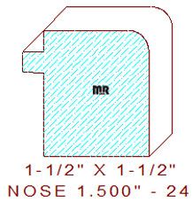 Nosing 1-1/2" - 24