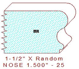 Nosing 1-1/2" - 25