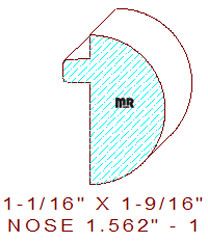 Nosing 1-9/16" - 1 Nosing 1-9/16" - 1