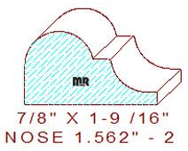 Nosing 1-9/16" - 2 Nosing 1-9/16" - 2