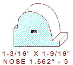 Nosing 1-9/16"- 3 Nosing 1-9/16"- 3