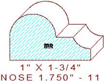 Nosing 1-3/4" - 11 Nosing 1-3/4" - 11