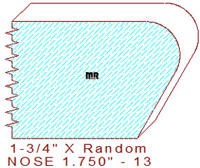 Nosing 1-3/4" - 13 Nosing 1-3/4" - 13