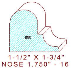 Nosing 1-3/4" - 16 Nosing 1-3/4" - 16