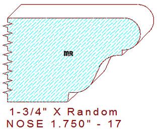 Nosing 1-3/4" - 17 Nosing 1-3/4" - 17