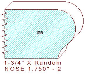 Nosing 1-3/4" - 2 Nosing 1-3/4" - 2