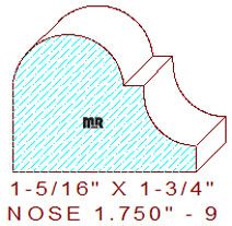 Nosing 1-3/4" - 9 Nosing 1-3/4" - 9