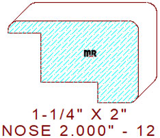 Nosing 2" - 12 Nosing 2" - 12