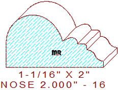 Nosing 2" - 16 Nosing 2" - 16