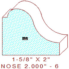Nosing 2" - 6 Nosing 2" - 6