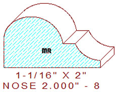 Nosing 2" - 8 Nosing 2" - 8