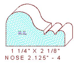 Nosing 2-1/8" - 4