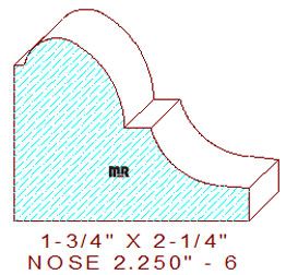 Nosing 2-1/4" - 6 