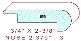 Nosing 2-3/8" - 3