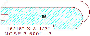 Nosing 3-1/2" - 3