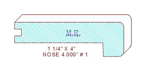 Nosing 4" - 1 Nosing 4" - 1
