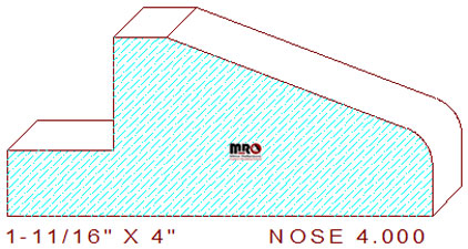 Nosing 4" Nosing 4"