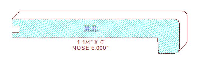 Nosing 6" Nosing 6"