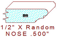 Nosing 1/2" Nosing 1/2"