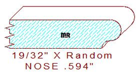 Nosing 19/32" Nosing 19/32"