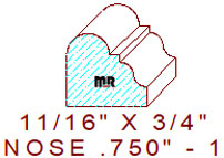 Nosing 3/4" - 1