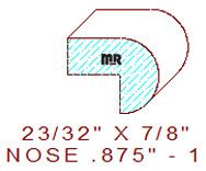 Nosing 7/8" - 1 Nosing 7/8" - 1
