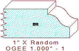 Ogee 1" - 1 Ogee 1" - 1