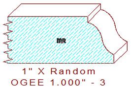 Ogee 1" - 3 Ogee 1" - 3