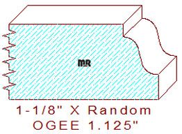 Ogee 1-1/8"