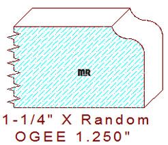 Ogee 1-1/4"