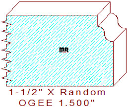 Ogee 1-1/2" Ogee 1-1/2"