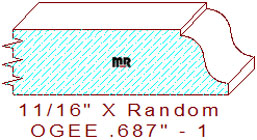 Ogee 11/16" - 1