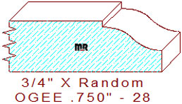 Ogee 3/4" - 28