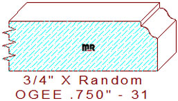 Ogee 3/4" - 31