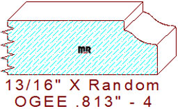 Ogee 13/16" - 4 Ogee 13/16" - 4
