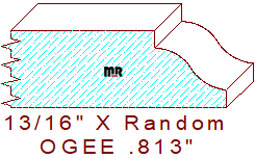 Ogee 13/16" Ogee 13/16"