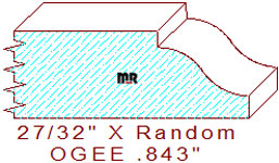 Ogee 27/32" Ogee 27/32"