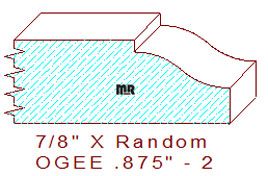 Ogee 7/8" - 2 Ogee 7/8" - 2