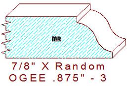 Ogee 7/8" - 3 Ogee 7/8" - 3