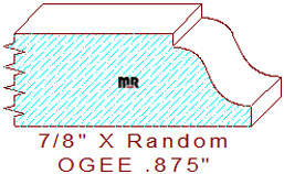 Ogee 7/8" Ogee 7/8"