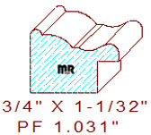 Picture Frame 1-1/32"