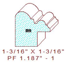 Picture Frame 1-3/16" - 1 Picture Frame 1-3/16" - 1