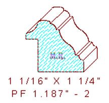 Picture Frame 1-3/16" - 2 Picture Frame 1-3/16" - 2